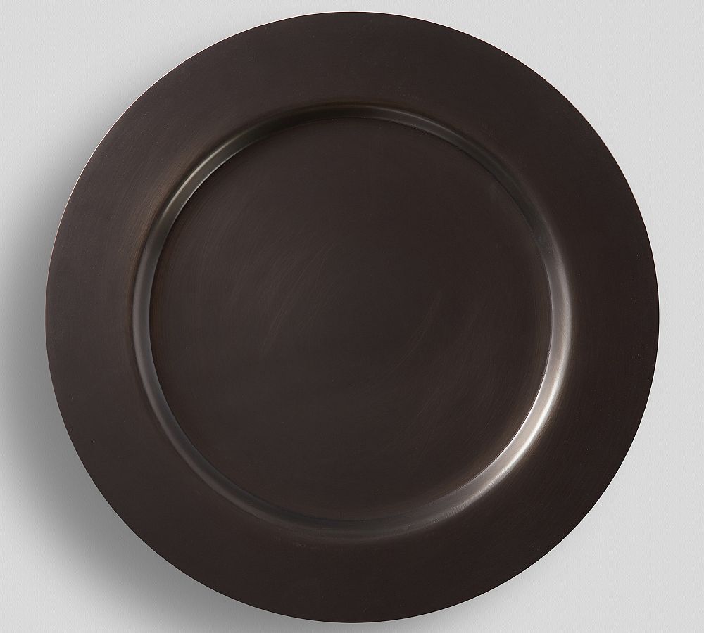 Bleecker Metal Charger Plate by Pottery Barn