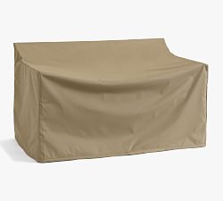 Huntington Petite Custom-Fit Outdoor Covers- Square Arm Loveseat
