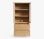 Pacific Glass Hutch with File Cabinet (34")