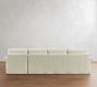 Pearce Roll Arm Deep Seat Slipcovered Chaise Sectional (110"&ndash;150")