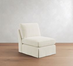 Build Your Own Pearce Roll Arm Deep Seat Slipcovered Sectional