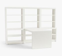 Dillon Peninsula Desk with Bookcase Suite (108")