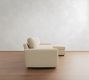 Pearce Modern Square Arm Deep Seat Chaise Sectional (101"&ndash;131")