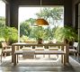 Rockport Metal Rectangular Outdoor Dining Table (76"-96")