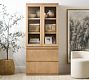 Pacific Glass Hutch with File Cabinet (34")