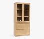 Pacific Glass Hutch with File Cabinet (34")