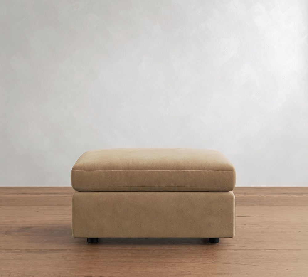 Sierra Leather Ottoman by Pottery Barn