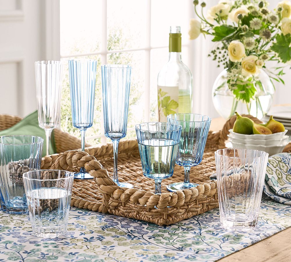 Fluted Glassware Collection by Pottery Barn