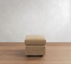 Sierra Leather Ottoman (36")