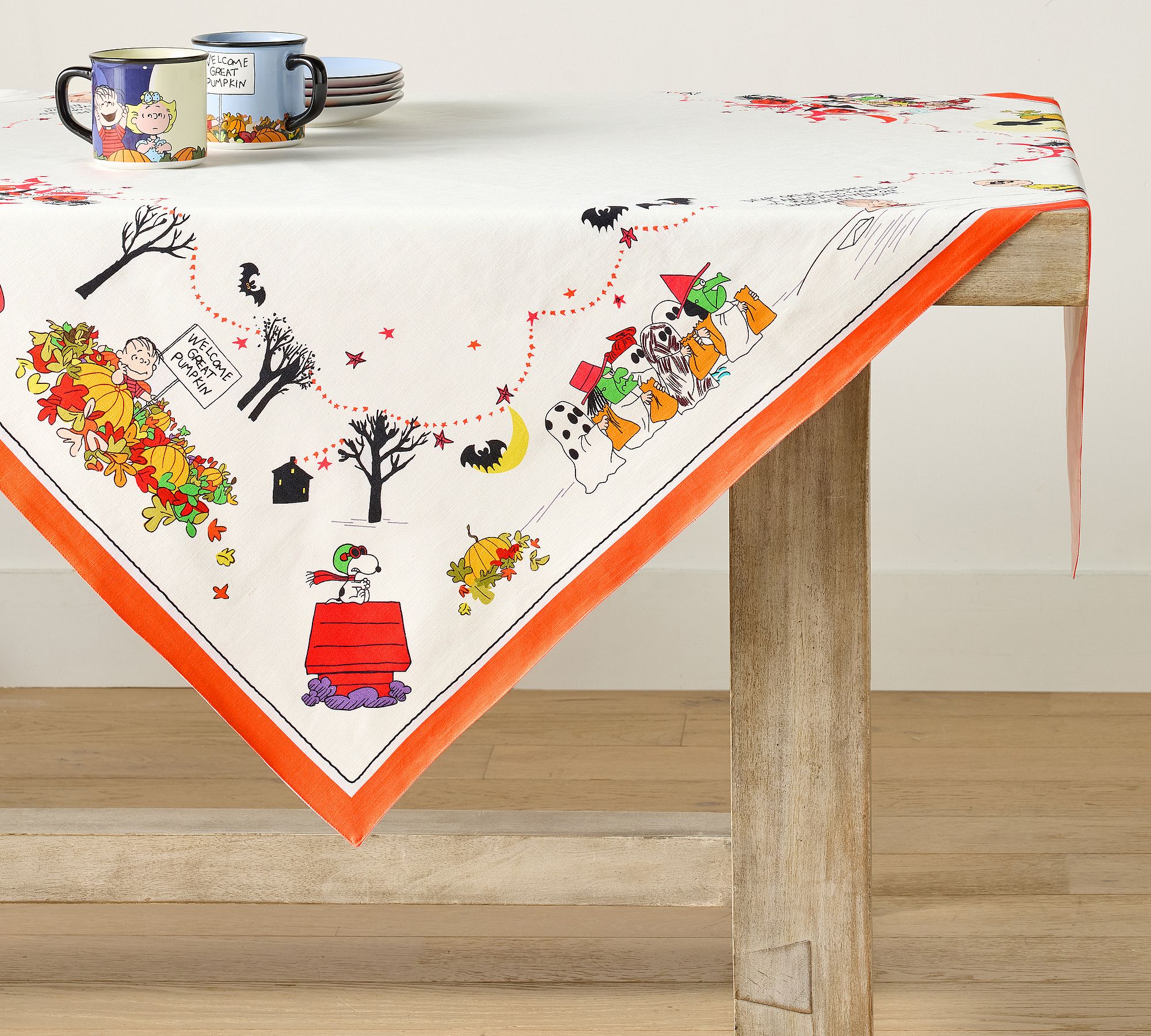 Peanuts™ Great Pumpkin Organic Cotton Table Throw