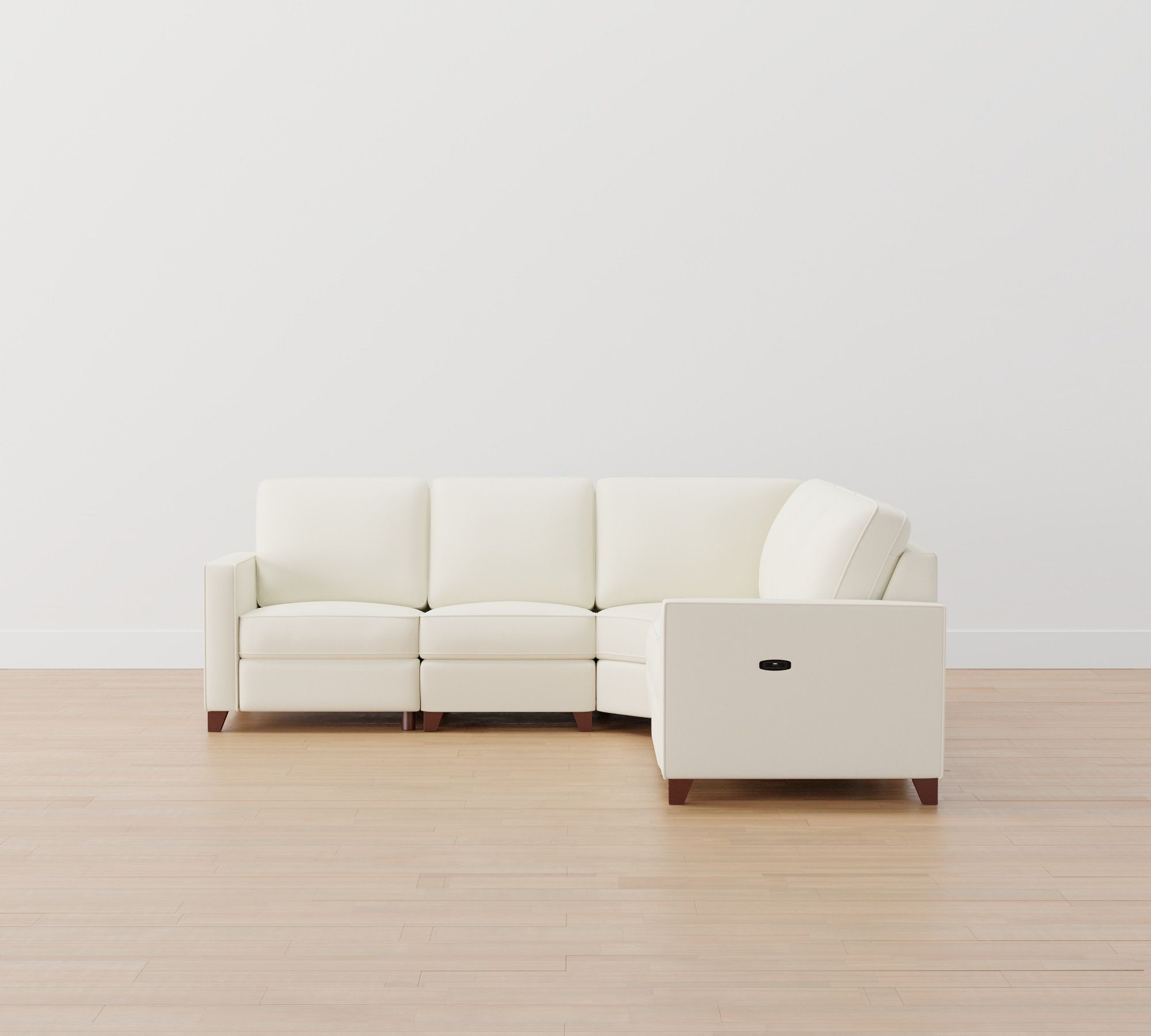 Cameron Square Arm Power Reclining L-Shaped Sectional (109"&ndash;123")