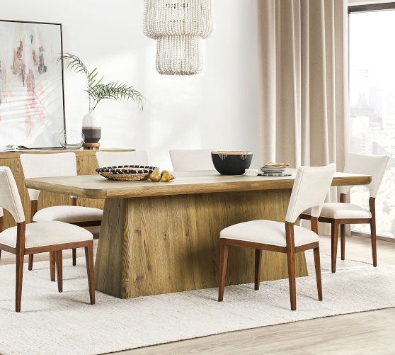 Nova Rectangular Dining Table (71"-95") by Pottery Barn