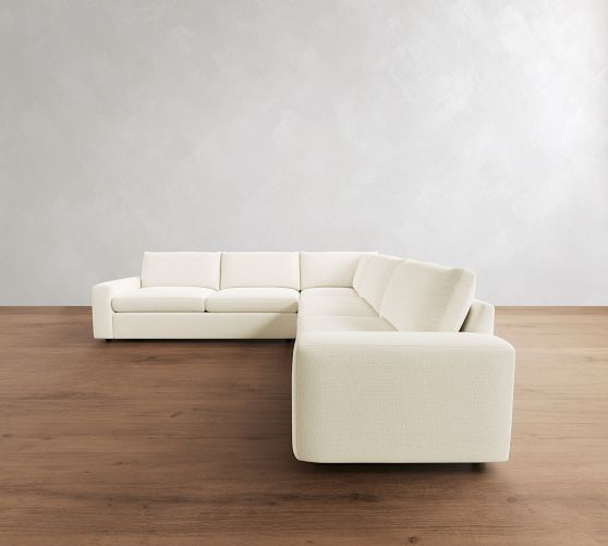 Sierra 3-Piece L-Shaped Sectional (126") by Pottery Barn