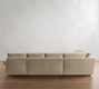 Pearce Roll Arm Deep Seat 4-Piece Wedge Sectional (152"&ndash;162")