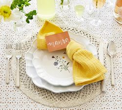 Monique Lhuillier Juliana Floral Stoneware Salad Plates - Set of 4