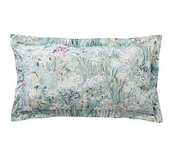 Open Box: Giverny Fleur Organic Percale Shams, King, Set of 2