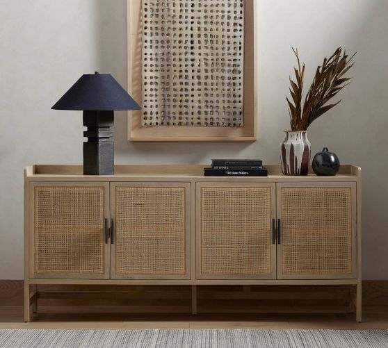 Dolores Cane Buffet (72") by Pottery Barn