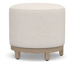 Open Box: Jake Swivel Stool - Performance Boucle Oatmeal, Seadrift
