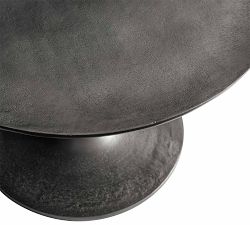Belize Metal Round Coffee Table (20"-28")