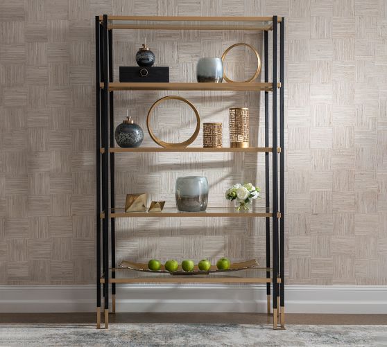 Keller Glass Etagere Bookcase (47.5") by Pottery Barn