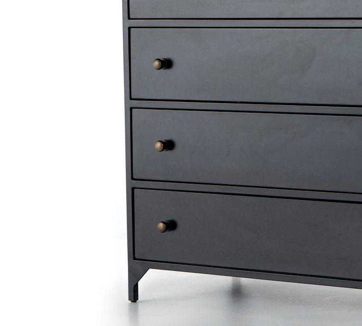 pottery barn metal dresser POTTERY BARN TEEN Locker 8 Drawer Dresser