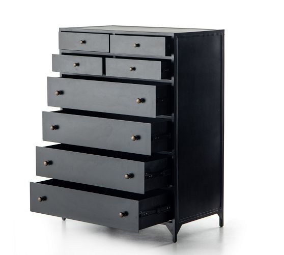 metal dresser set Colton Steel Bedroom Furniture Collection -