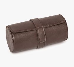 Open Box: Murphy Vegan Leather Watch Roll, 7"W - Brown