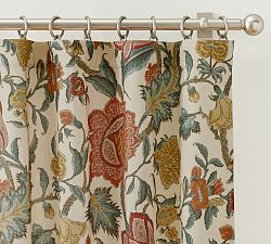 Open Box: Cynthia Palampore Printed Light Filtering Curtain, 50"W x 96"L - Multi