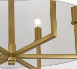 Heloise Metal Round Chandelier (25")