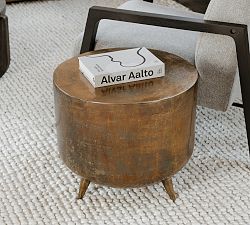 Celina Round Metal Accent Table (19")