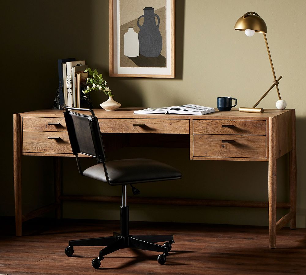 Eileen Writing Desk with Drawers (67.5") by Pottery Barn