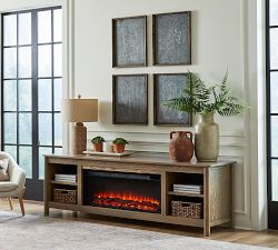 Marcell Landscape Electric Fireplace (81")