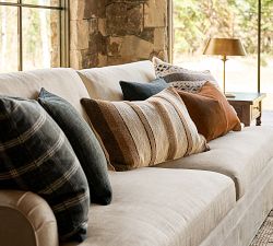 Coralie Striped Lumbar Pillow Cover