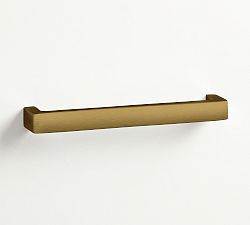 Open Box: Frances Drawer Pull (6") - Tumbled Brass