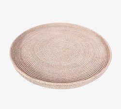 Tava Handwoven Rattan Oversized Round Tray