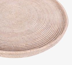 Tava Handwoven Rattan Oversized Round Tray
