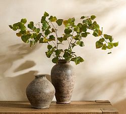 Faux Aspen Leaf Branch