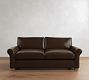 PB Comfort Modern Roll Arm Leather Sleeper Sofa (61"&ndash;87")