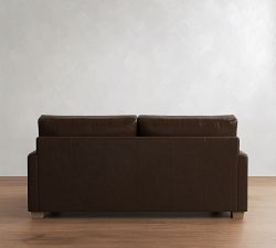 PB Comfort Modern Square Arm Leather Sleeper Sofa (58"&ndash;81")