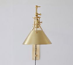 Jocelyn Metal Plug-In Sconce (45")