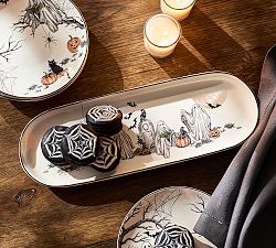 Midnight Manor Stoneware Cookie Platter