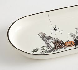 Midnight Manor Stoneware Cookie Platter