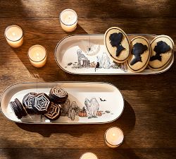 Midnight Manor Stoneware Cookie Platter