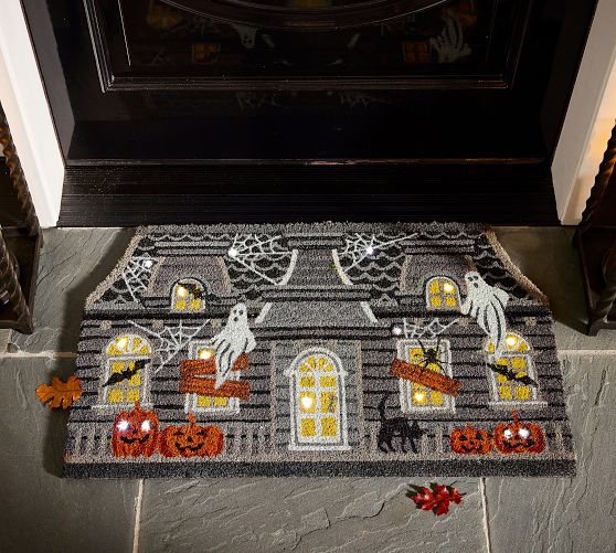 Haunted House Figural Doormat
