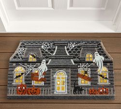 Haunted House Figural Doormat