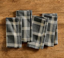 Rockford Plaid Cotton Napkins - Set of 4