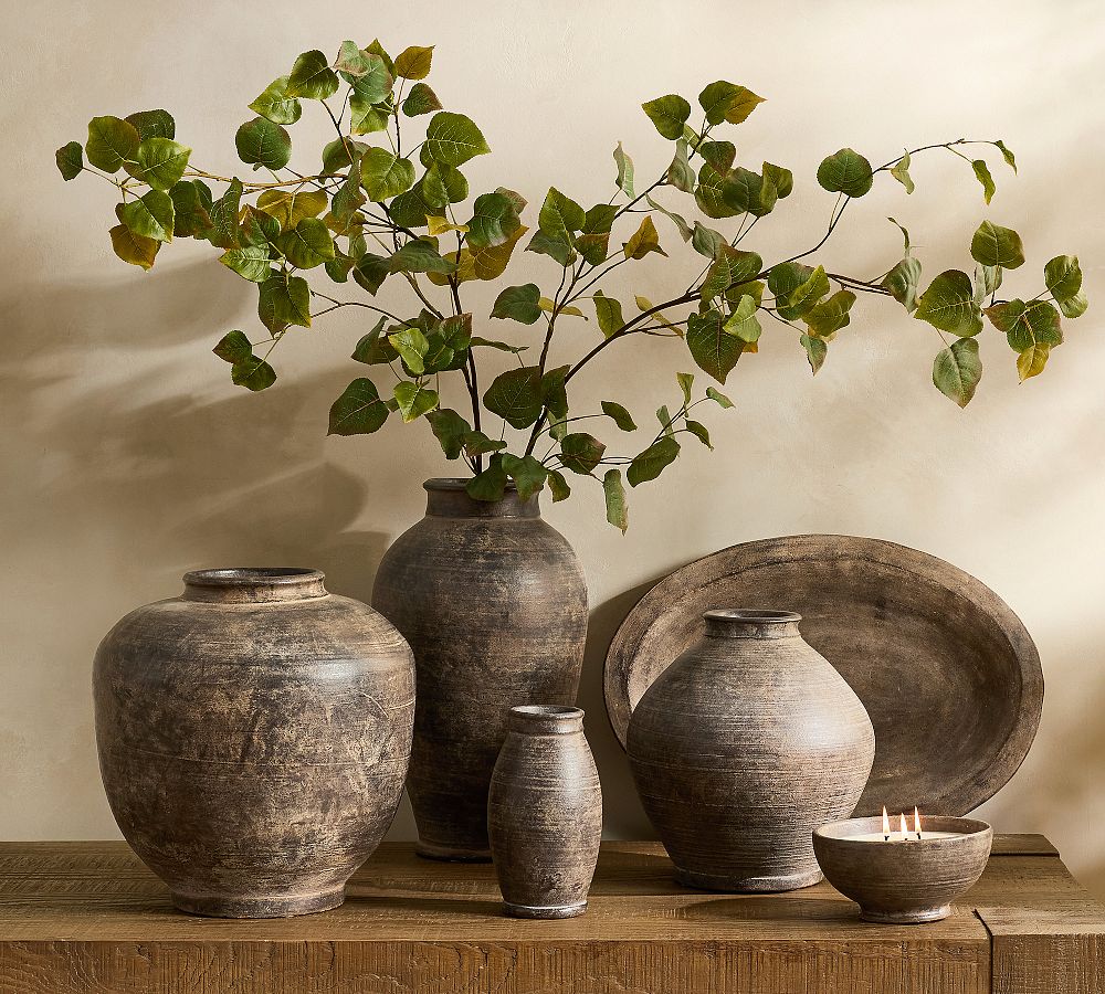 Rustic Brown Ceramic Collection by Pottery Barn