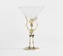 Skeleton Martini Glasses