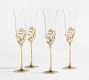 Skeleton Champagne Glasses