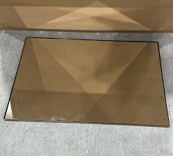 Open Box: Blake Rectangular Mirror (23" x 35") - Tumbled Brass